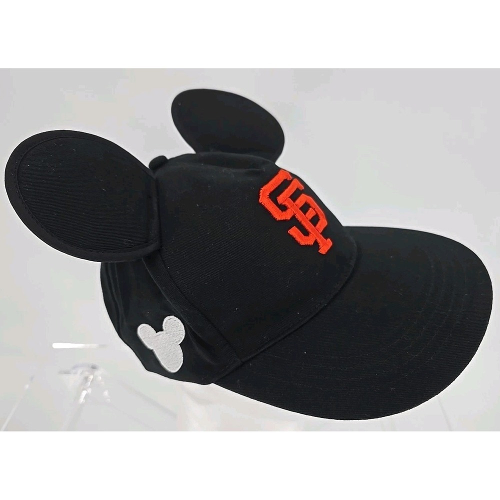 San Francisco SF Giants Mickey Mouse Disney Ears Hat SGA 6/30 Disneyland Cap